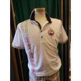 Hr. Polo 135 weiß/schwarz/sand