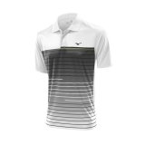 Flat Knit Stripe White Small