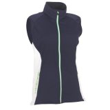 Belinda Body Warmer Midnight Blue/White/Spring Green Large