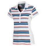 Nathalie Yd Stripe Blocking Ss Polo
