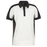 Michael Golf Shirt White/Midnight Blue/Electric Red Xx-Large