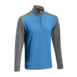 Warmalite 1/4 Zip Pearl Blue/Castlerock XX-Large